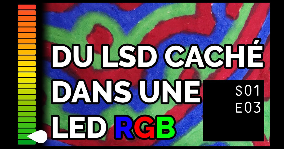 un dessin psychédélique multicolor