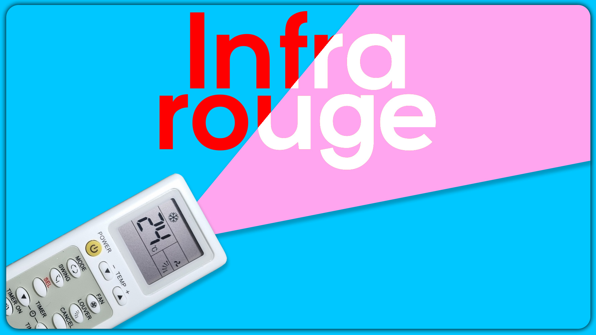 une télécommande de climatiseur